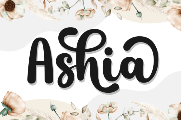 Ashia: The Playful Script Font That Brings Joy to Every Design