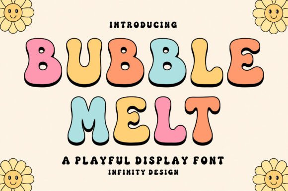 Bubble Melt: A Playful Font for Modern Designers