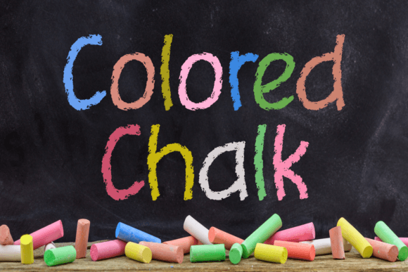 Colored Chalk: The Font That Brings Handwritten Warmth to Your Work