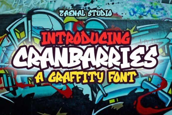 Cranbarries: The Graffiti Font That Brings Urban Edge to Your Brand
