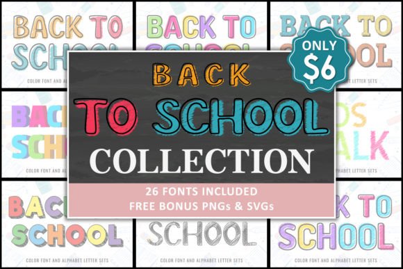 Creative Typefaces for Your Back to School Collection