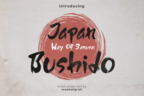 Japan Bushido: A Handwritten Font for Authentic Branding