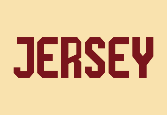 Jersey Font: The Bold Typeface for Impactful Designs