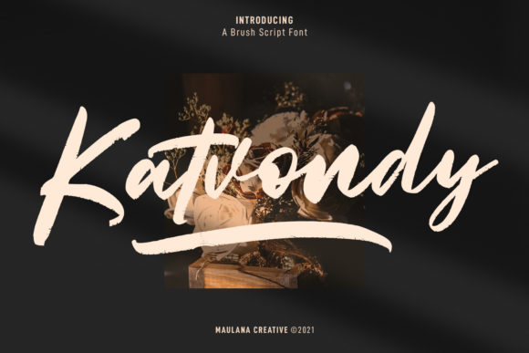 Katvondy Marker Brush Script: The Font with a Playful, Bold Personality