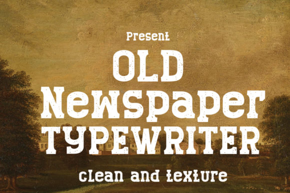 Old Newspaper: The Display Font That Brings History to Your Design