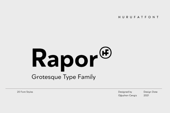 Rapor: The Display Font That Makes Your Work Stand Out Instantly