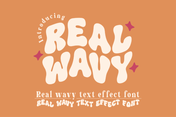 Real Wavy: The Bold Display Font for Retro & Modern Design