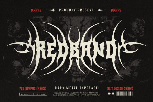 Red Band Typeface: The Unapologetic Font for Fierce Branding
