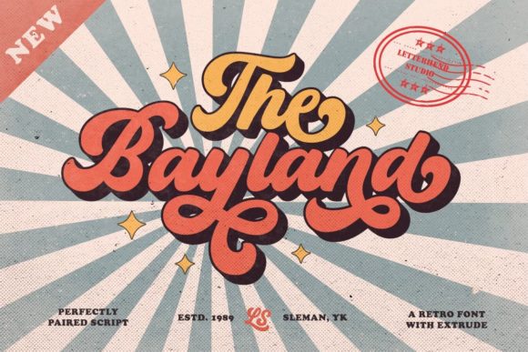 The Bayland: A Font That Feels Like a Perfect Summer Memory