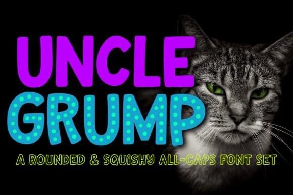 Uncle Grump: The Bold, Hand-Lettered Font for Every Project